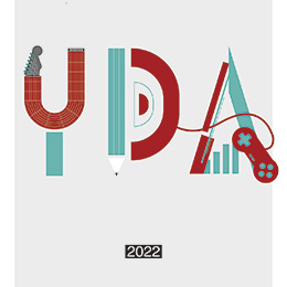 2年｜アドバタイジング<br>YDAを表現するポスター「Our Specialty」<br>日本タイポグラフィ年鑑2022入選